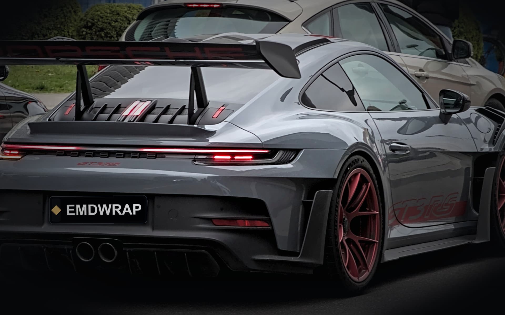 Porsche 911 GT3 RS tam araç optik şeffaf PPF montajı